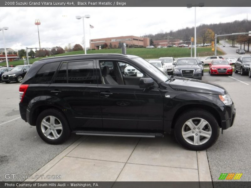 Black Pearl Metallic / Beige 2008 Suzuki Grand Vitara Luxury 4x4