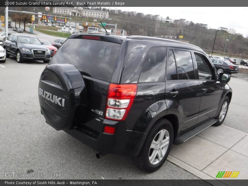 Black Pearl Metallic / Beige 2008 Suzuki Grand Vitara Luxury 4x4