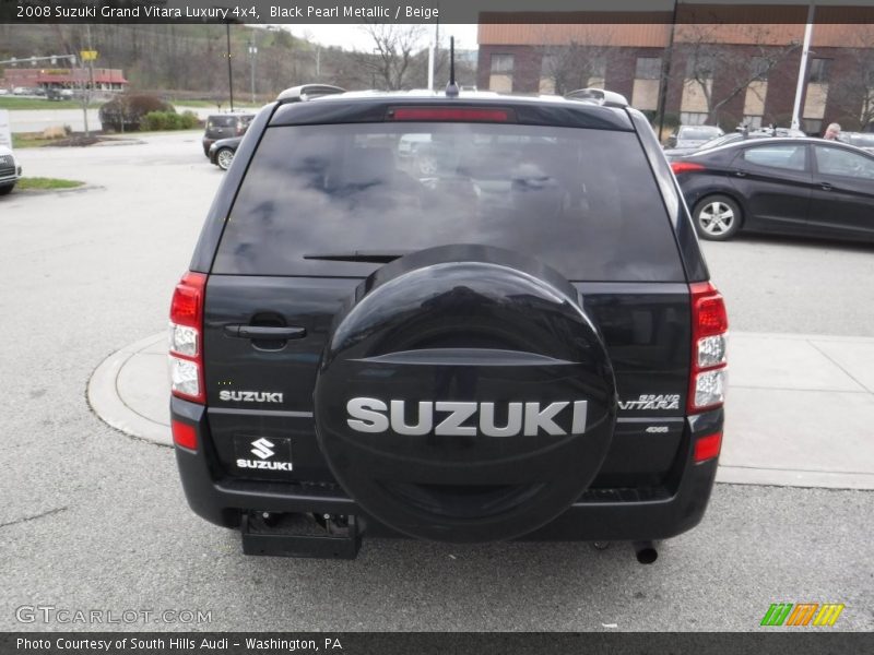 Black Pearl Metallic / Beige 2008 Suzuki Grand Vitara Luxury 4x4