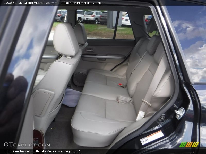 Black Pearl Metallic / Beige 2008 Suzuki Grand Vitara Luxury 4x4