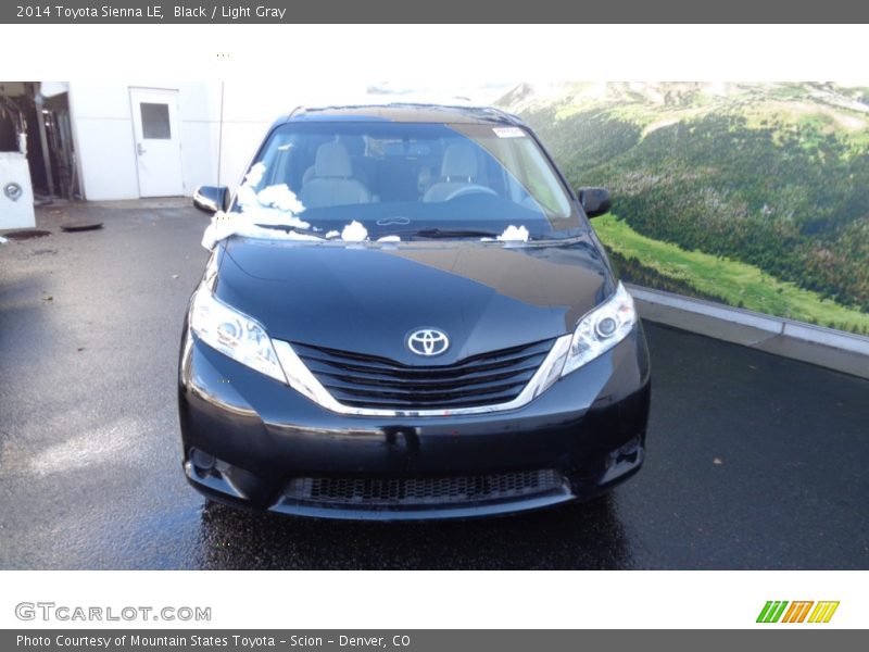 Black / Light Gray 2014 Toyota Sienna LE
