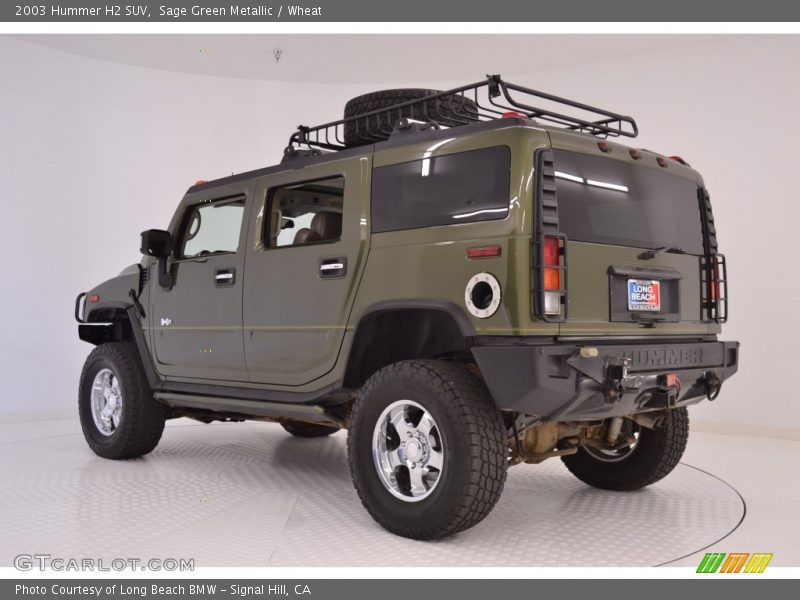 Sage Green Metallic / Wheat 2003 Hummer H2 SUV