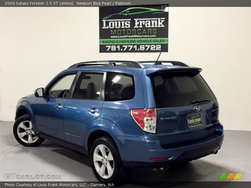 Newport Blue Pearl / Platinum 2009 Subaru Forester 2.5 XT Limited