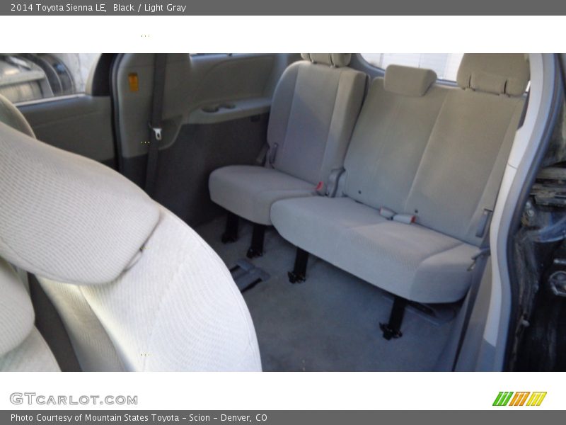 Black / Light Gray 2014 Toyota Sienna LE