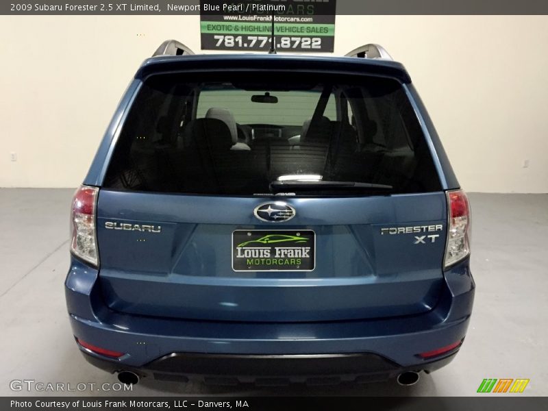 Newport Blue Pearl / Platinum 2009 Subaru Forester 2.5 XT Limited