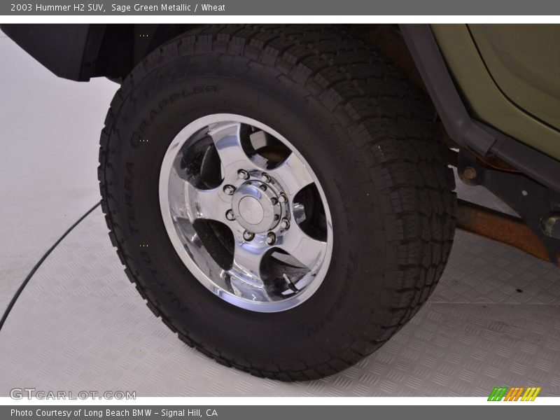 Sage Green Metallic / Wheat 2003 Hummer H2 SUV