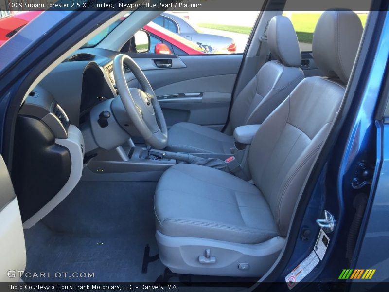 Newport Blue Pearl / Platinum 2009 Subaru Forester 2.5 XT Limited