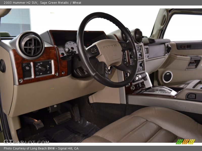 Sage Green Metallic / Wheat 2003 Hummer H2 SUV