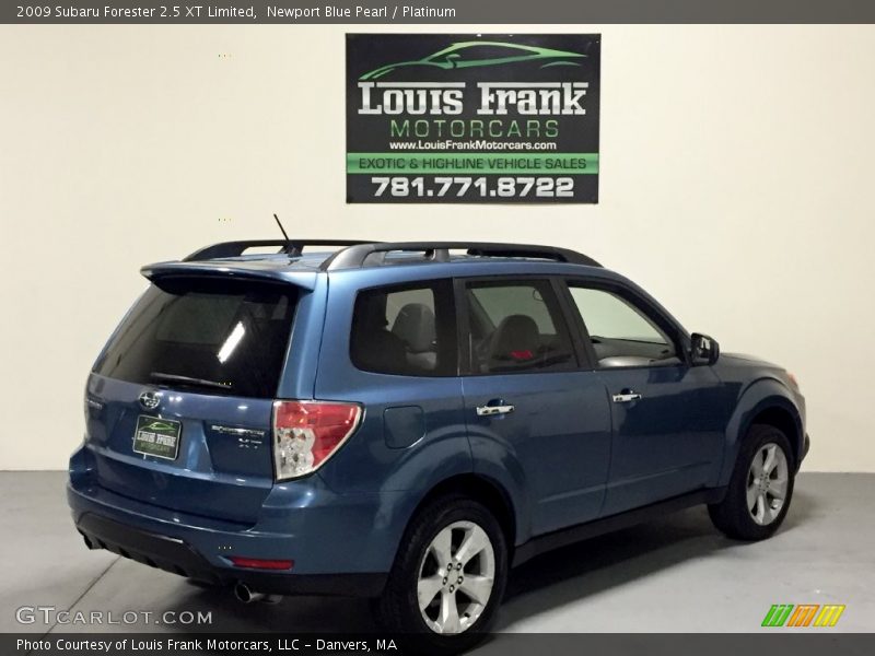 Newport Blue Pearl / Platinum 2009 Subaru Forester 2.5 XT Limited