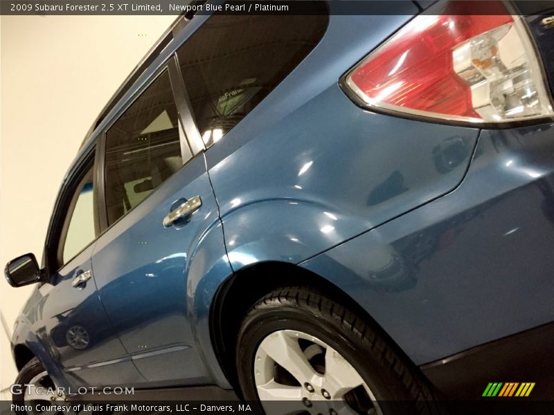 Newport Blue Pearl / Platinum 2009 Subaru Forester 2.5 XT Limited