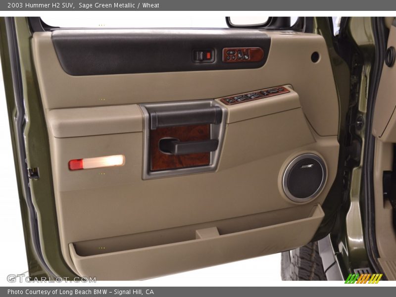 Sage Green Metallic / Wheat 2003 Hummer H2 SUV