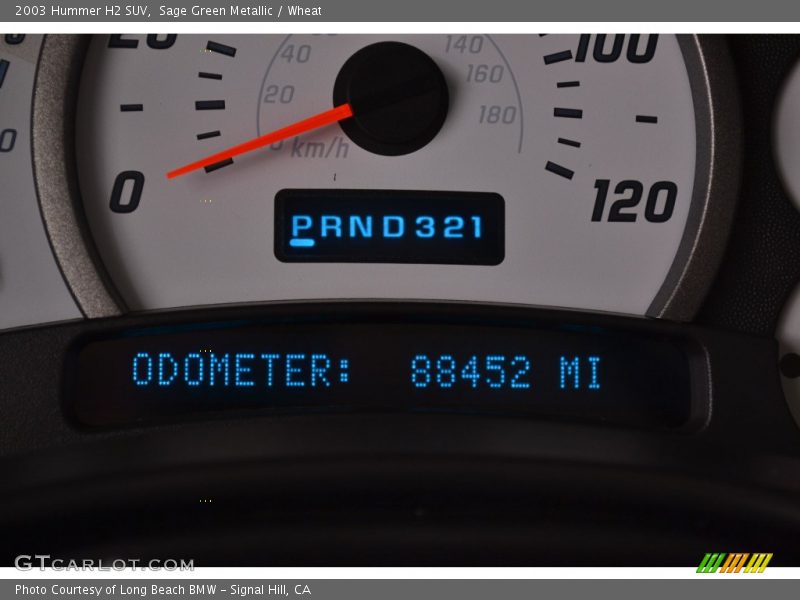 Sage Green Metallic / Wheat 2003 Hummer H2 SUV
