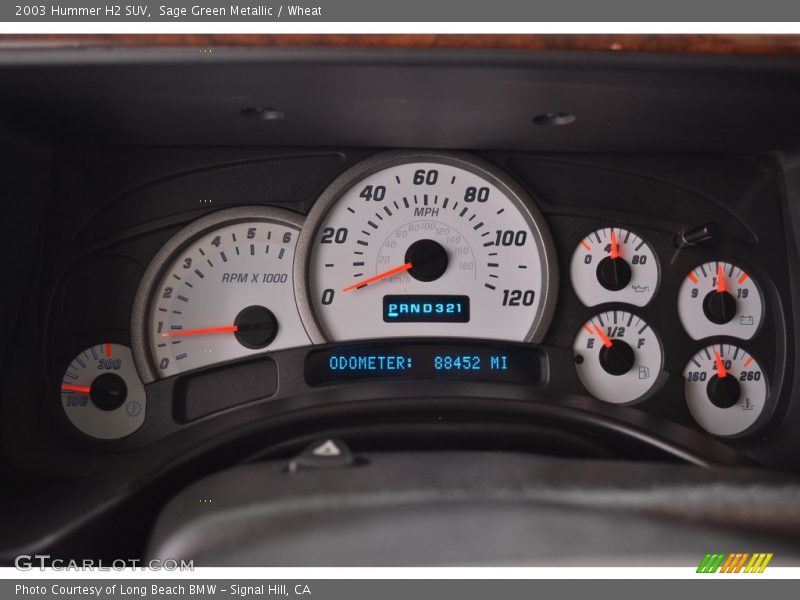  2003 H2 SUV SUV Gauges