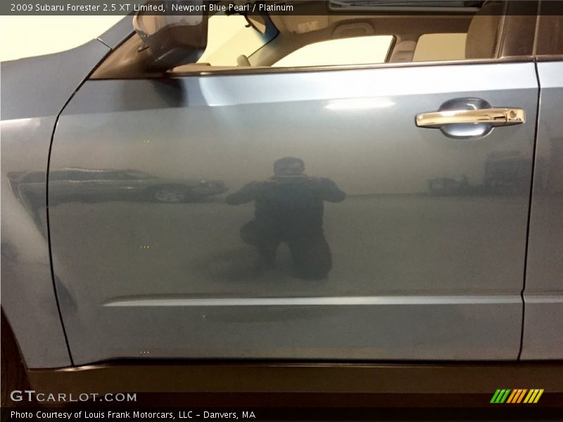Newport Blue Pearl / Platinum 2009 Subaru Forester 2.5 XT Limited