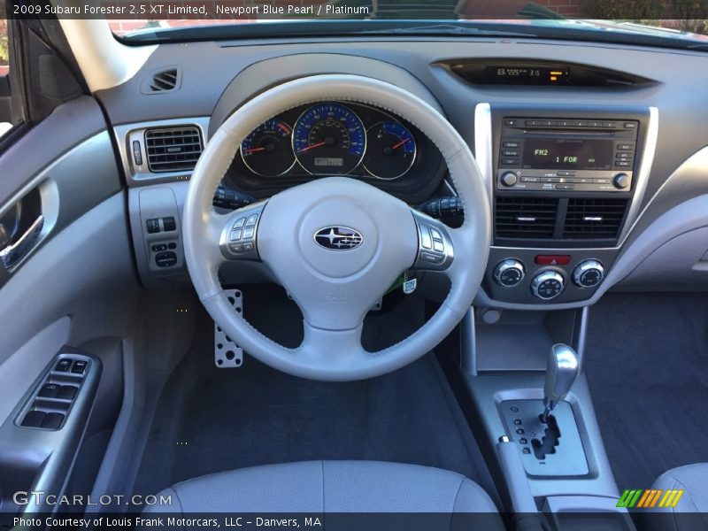Newport Blue Pearl / Platinum 2009 Subaru Forester 2.5 XT Limited