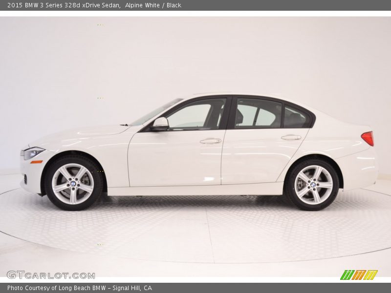 Alpine White / Black 2015 BMW 3 Series 328d xDrive Sedan