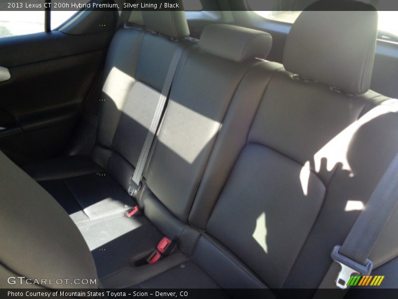 Silver Lining / Black 2013 Lexus CT 200h Hybrid Premium
