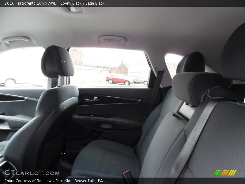 Ebony Black / Satin Black 2016 Kia Sorento LX V6 AWD