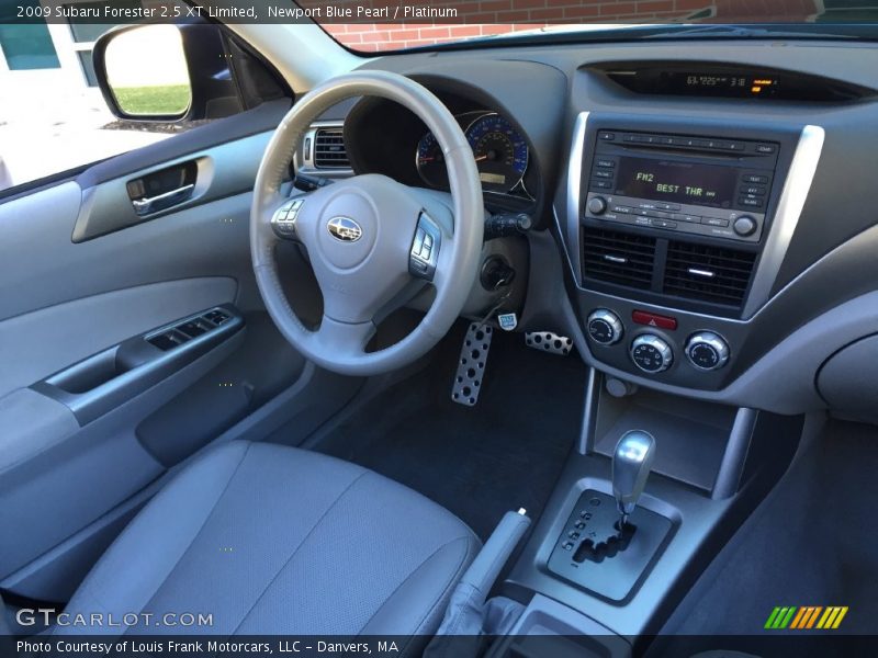Newport Blue Pearl / Platinum 2009 Subaru Forester 2.5 XT Limited