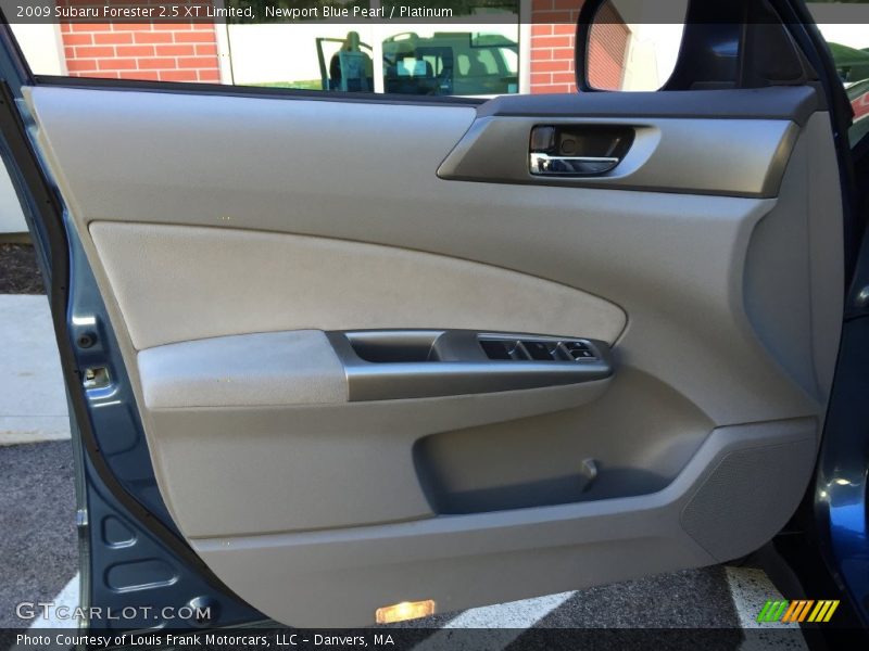 Newport Blue Pearl / Platinum 2009 Subaru Forester 2.5 XT Limited