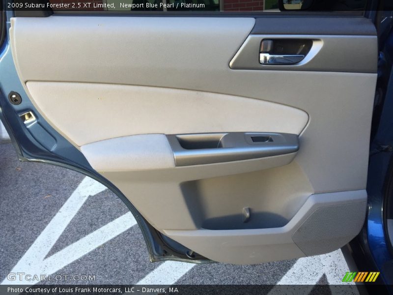 Newport Blue Pearl / Platinum 2009 Subaru Forester 2.5 XT Limited