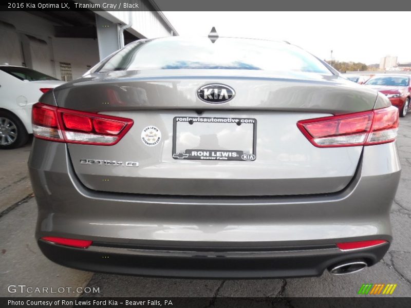Titanium Gray / Black 2016 Kia Optima LX