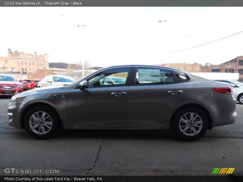 Titanium Gray / Black 2016 Kia Optima LX