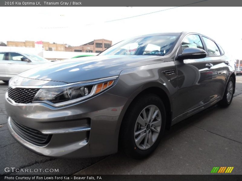 Titanium Gray / Black 2016 Kia Optima LX