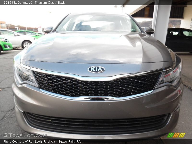 Titanium Gray / Black 2016 Kia Optima LX