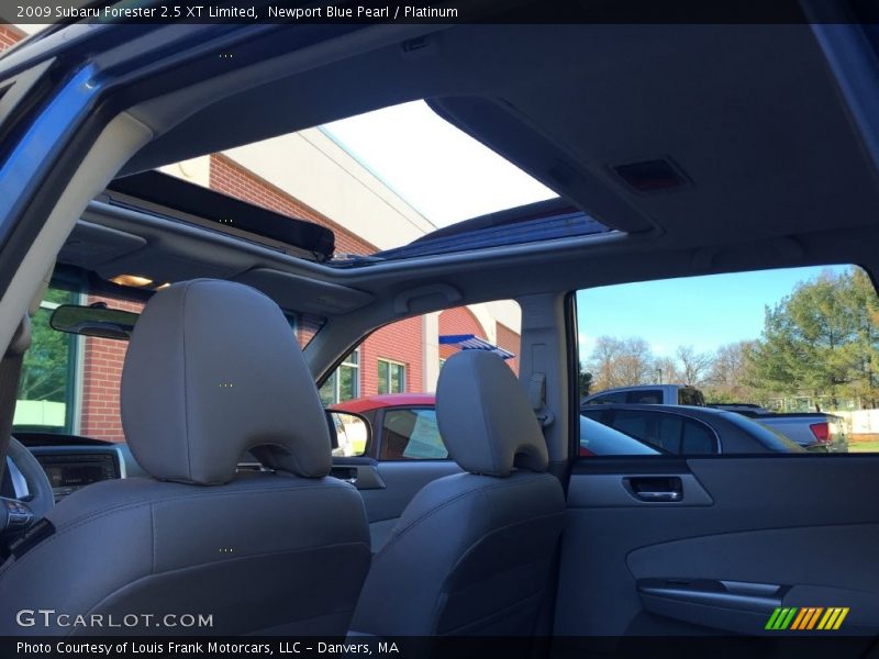 Newport Blue Pearl / Platinum 2009 Subaru Forester 2.5 XT Limited