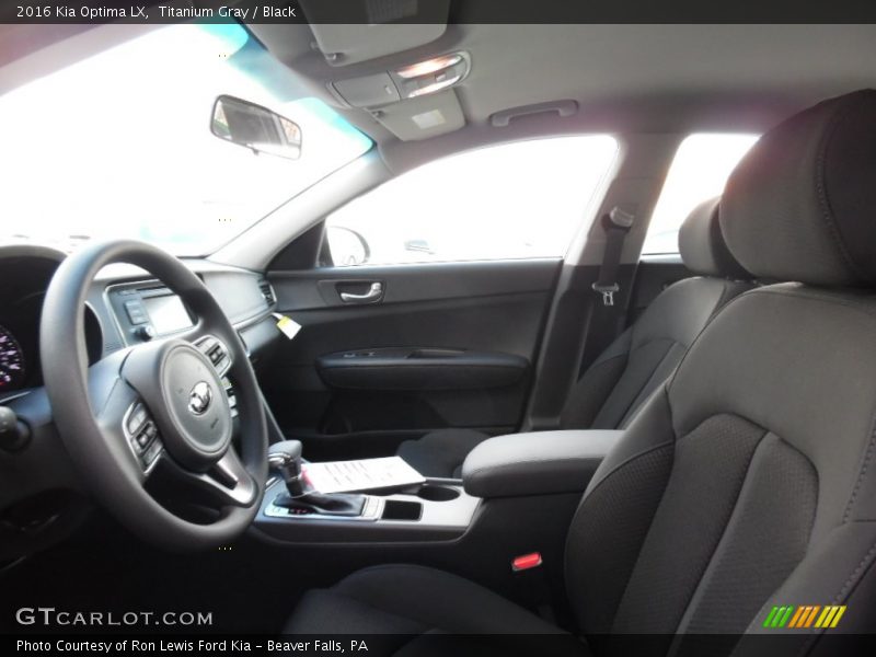Titanium Gray / Black 2016 Kia Optima LX