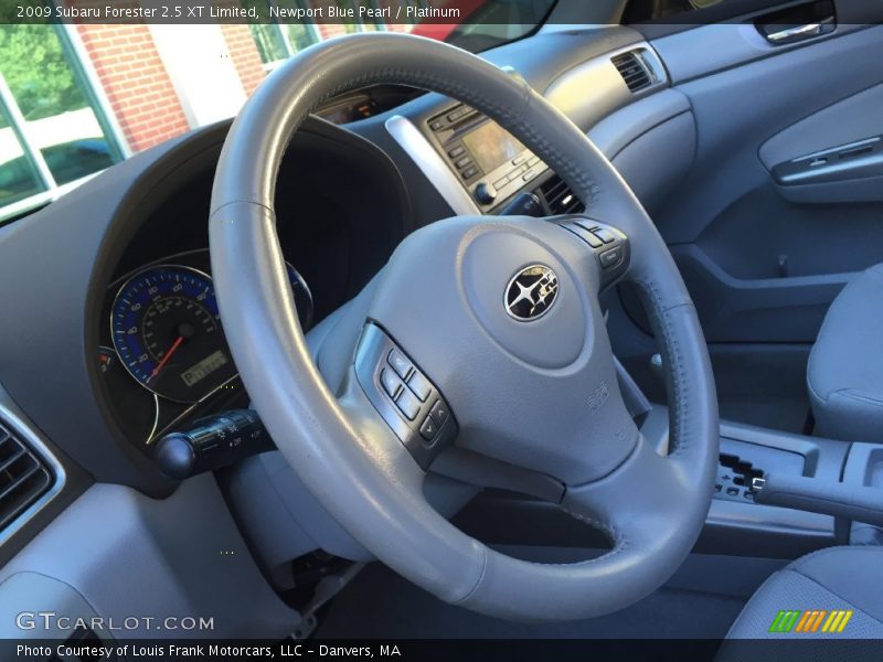 Newport Blue Pearl / Platinum 2009 Subaru Forester 2.5 XT Limited