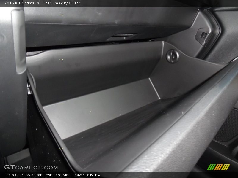 Titanium Gray / Black 2016 Kia Optima LX