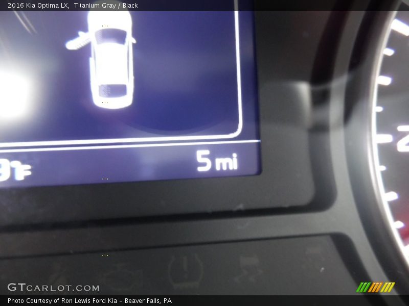 Titanium Gray / Black 2016 Kia Optima LX