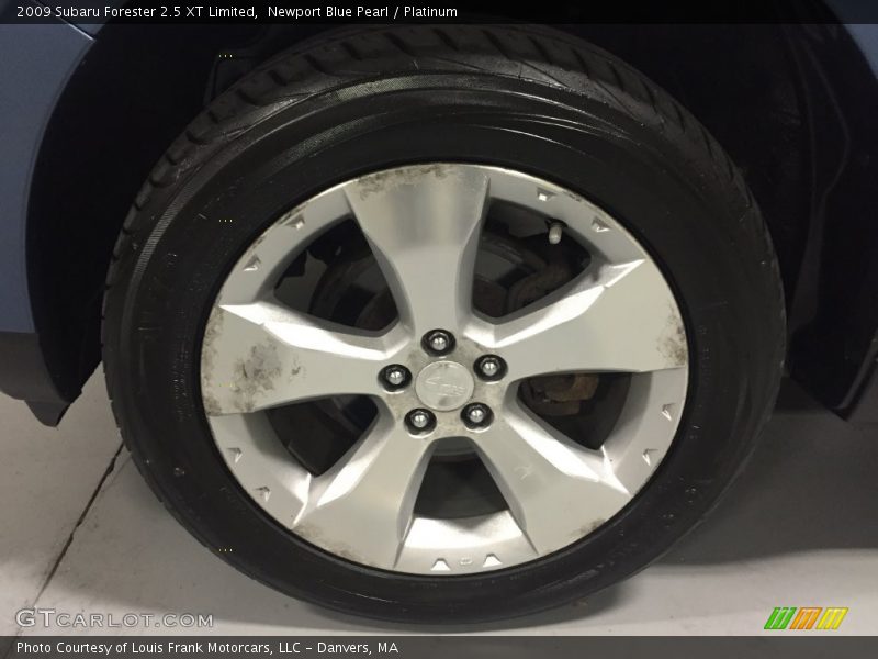 Newport Blue Pearl / Platinum 2009 Subaru Forester 2.5 XT Limited