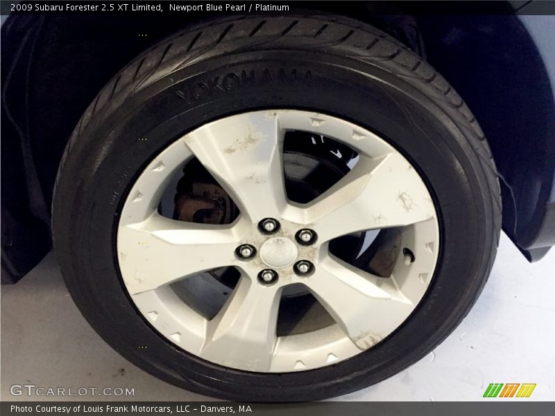 Newport Blue Pearl / Platinum 2009 Subaru Forester 2.5 XT Limited