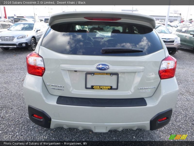 Desert Khaki / Black 2016 Subaru Crosstrek 2.0i Limited