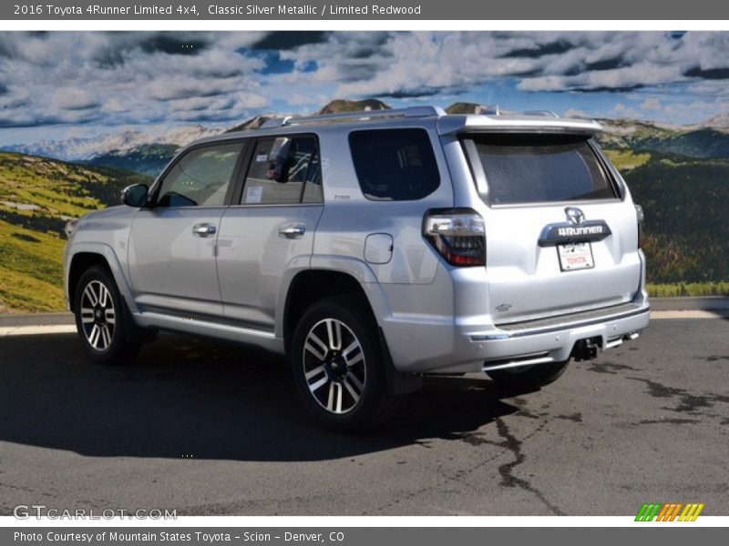 Classic Silver Metallic / Limited Redwood 2016 Toyota 4Runner Limited 4x4