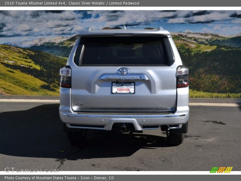 Classic Silver Metallic / Limited Redwood 2016 Toyota 4Runner Limited 4x4