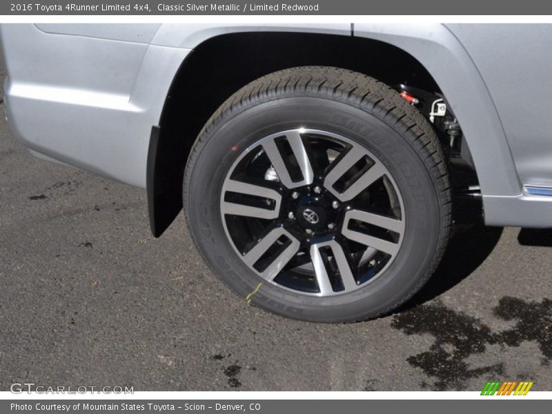 Classic Silver Metallic / Limited Redwood 2016 Toyota 4Runner Limited 4x4