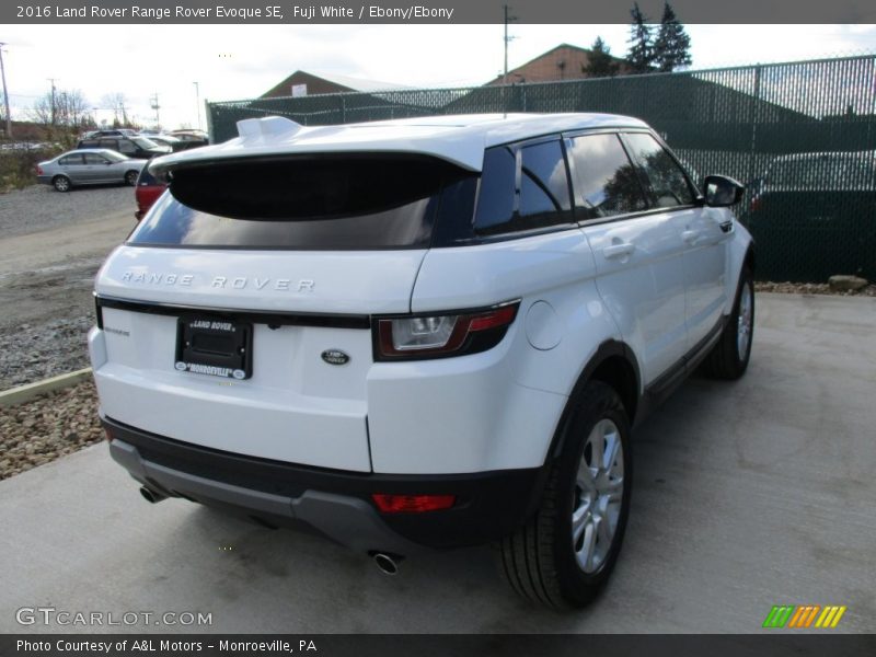 Fuji White / Ebony/Ebony 2016 Land Rover Range Rover Evoque SE