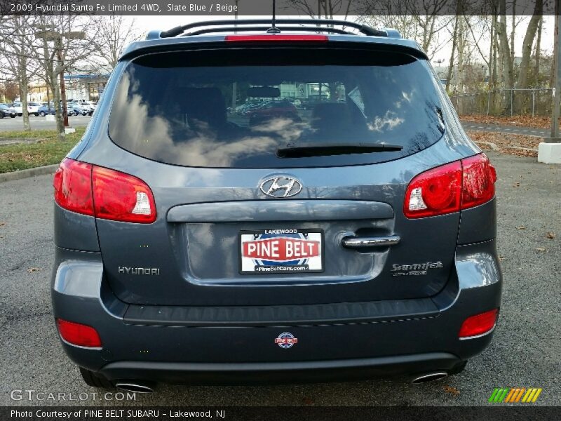 Slate Blue / Beige 2009 Hyundai Santa Fe Limited 4WD