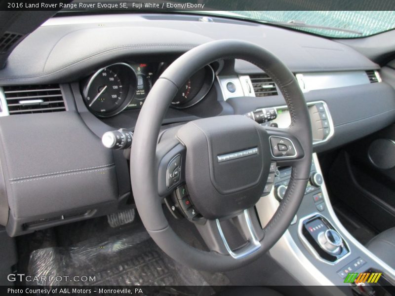 Fuji White / Ebony/Ebony 2016 Land Rover Range Rover Evoque SE