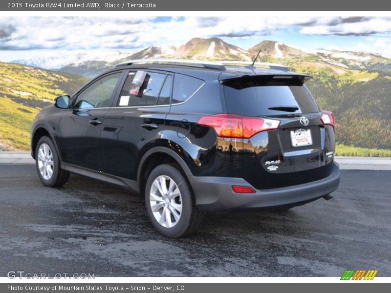 Black / Terracotta 2015 Toyota RAV4 Limited AWD