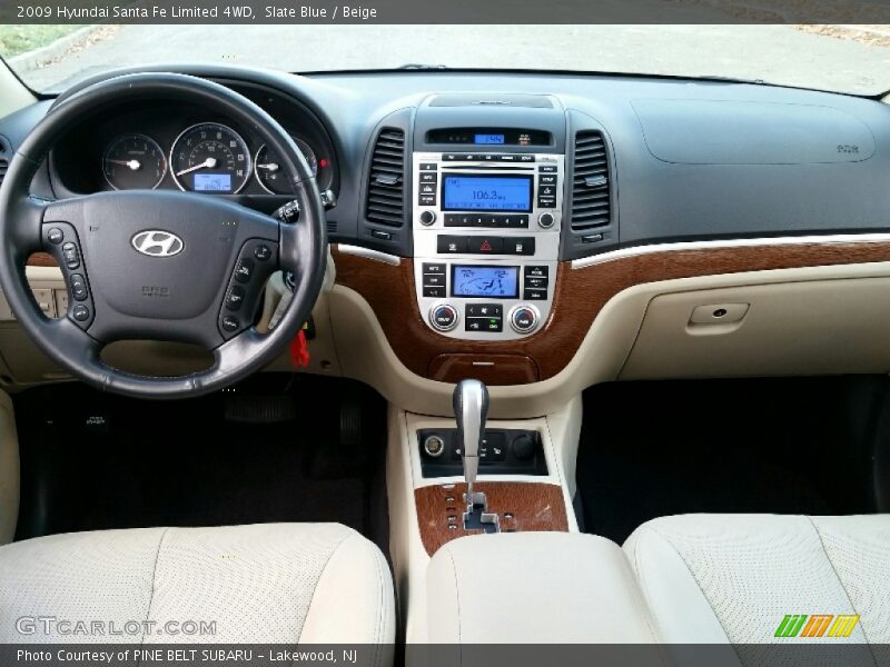 Slate Blue / Beige 2009 Hyundai Santa Fe Limited 4WD