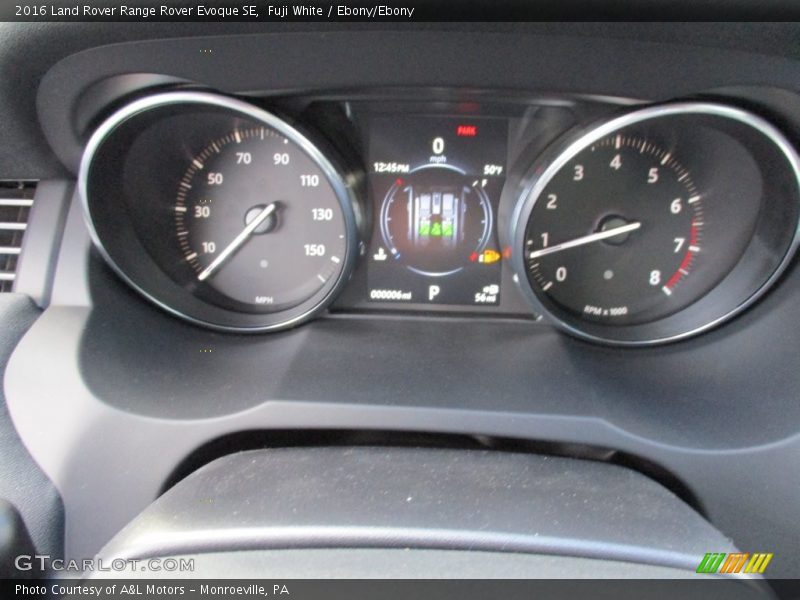 Fuji White / Ebony/Ebony 2016 Land Rover Range Rover Evoque SE