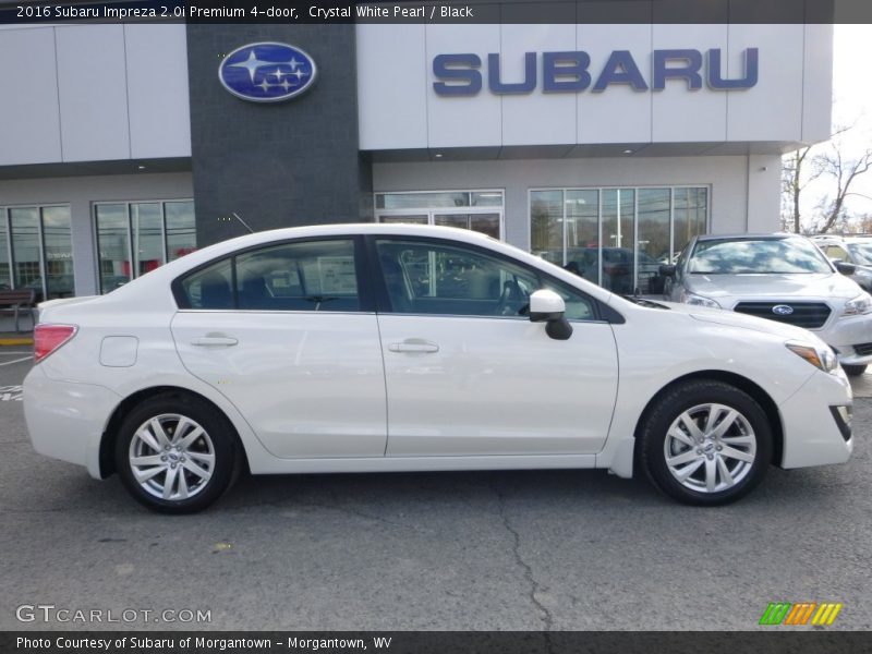 Crystal White Pearl / Black 2016 Subaru Impreza 2.0i Premium 4-door