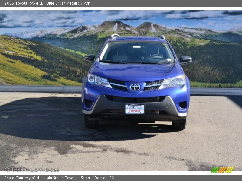 Blue Crush Metallic / Ash 2015 Toyota RAV4 LE