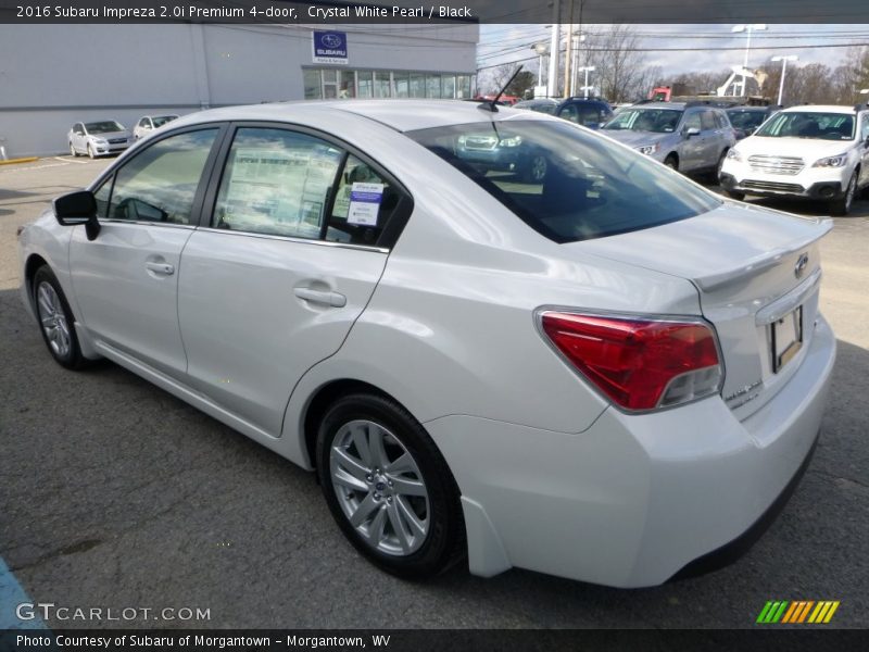 Crystal White Pearl / Black 2016 Subaru Impreza 2.0i Premium 4-door