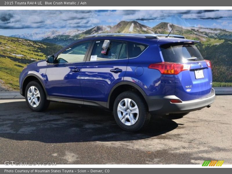 Blue Crush Metallic / Ash 2015 Toyota RAV4 LE
